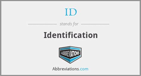 what does id stand for.